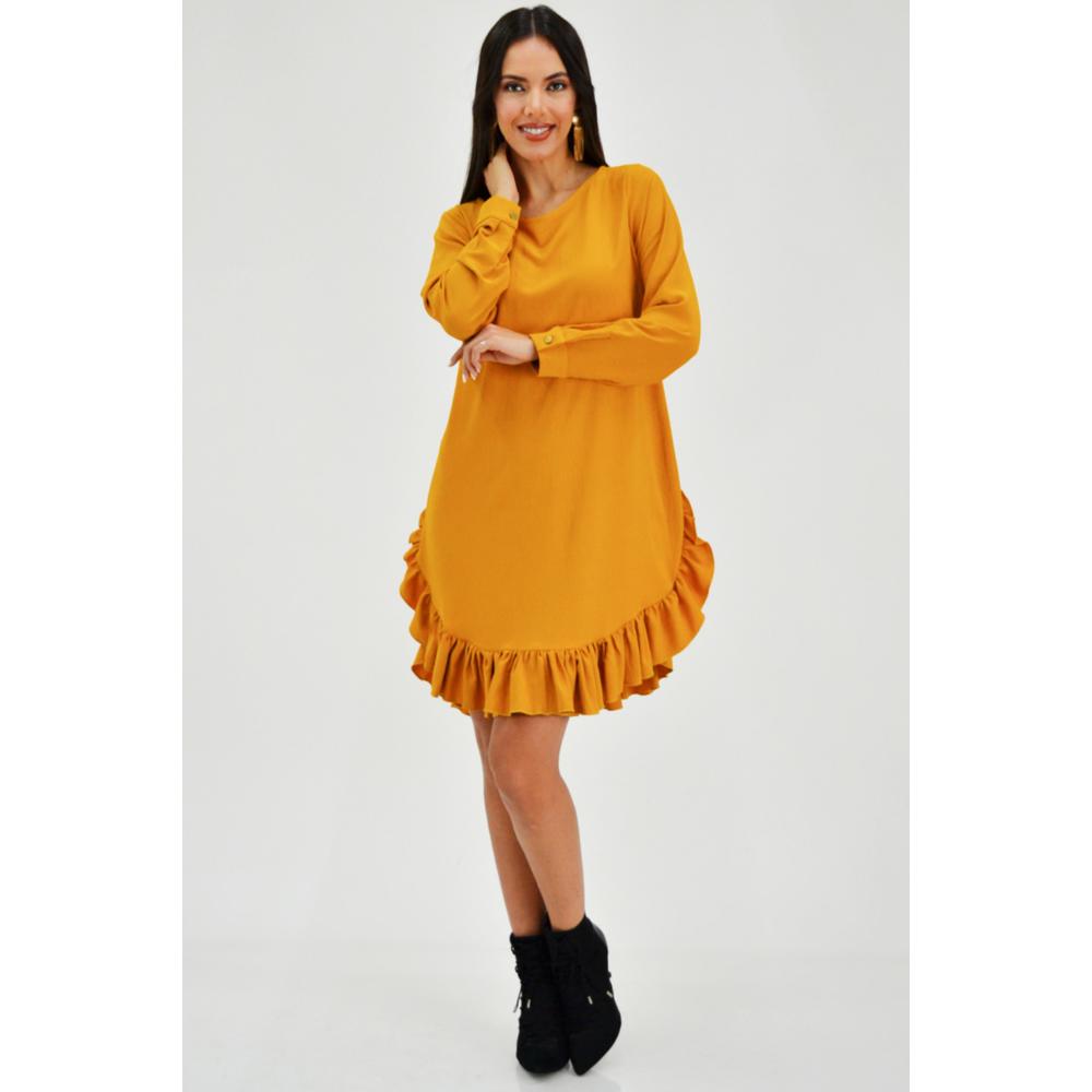 Foto 6 pulgar | Vestido Roman Fashion color Marrón para Mujer