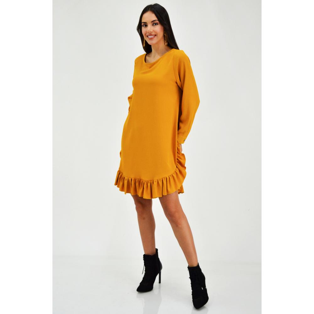 Foto 7 pulgar | Vestido Roman Fashion color Marrón para Mujer