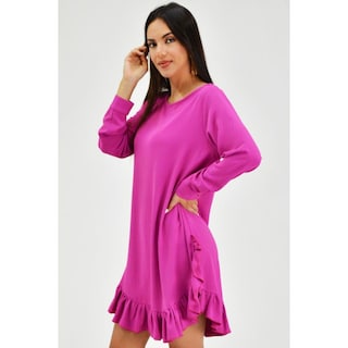 Foto 2 | Vestido con Holán Roman Fashión Rosa para Mujer