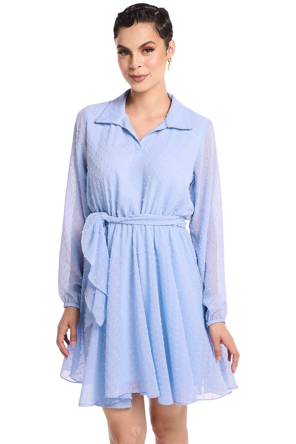Foto 1 | Vestido Devendi color Azul para Mujer