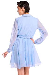 Foto 2 | Vestido Devendi color Azul para Mujer