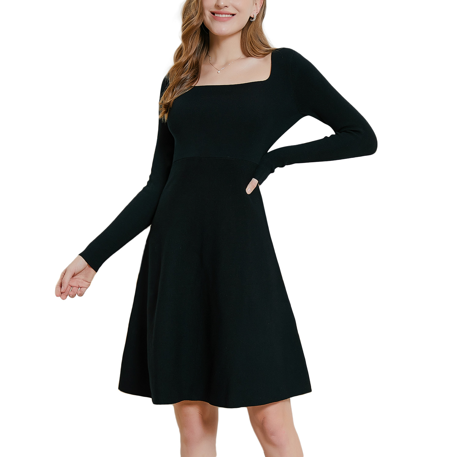 Vestido de Otoño Generac C10170-72 Negro
