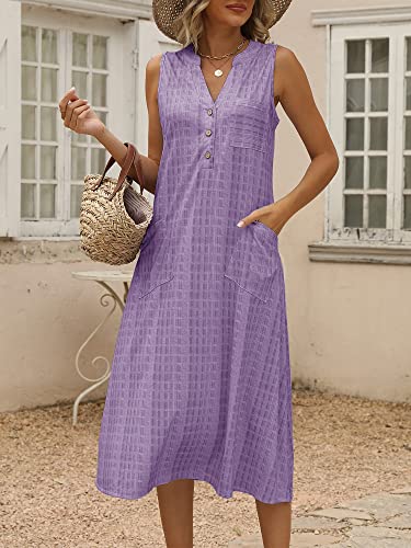 Foto 5 | Venta Internacional- Vestido de Verano Jomgeroz Lila para Mujer