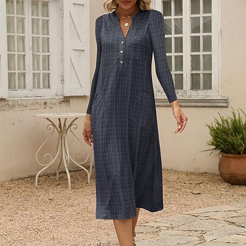 Foto 4 pulgar | Venta Internacional- Vestido Jomgeroz de Verano sin Mangas Cuello V Midi