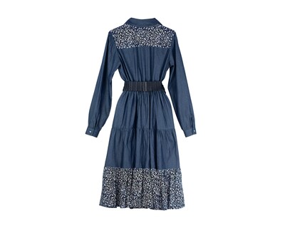 Foto 7 | Vestido De Dama A Ángelozano Tipo Campirano Varios Estampados, Con Cinto De Hebilla, Al-w 55