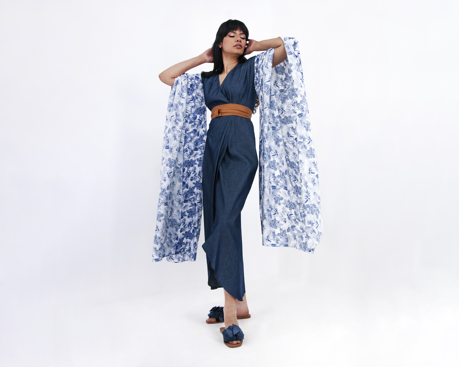 Vestido A Ángelozano Azul para Mujer