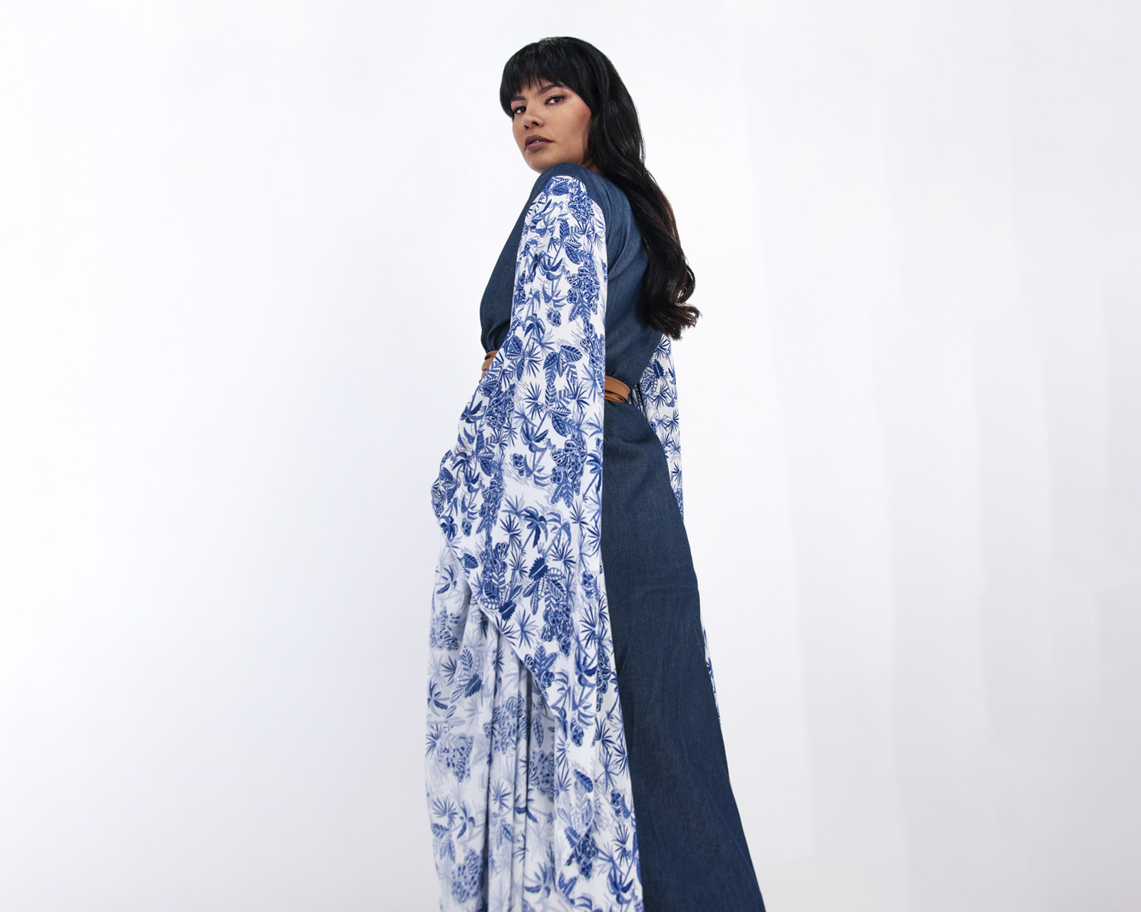 Foto 5 | Vestido A Ángelozano Azul para Mujer