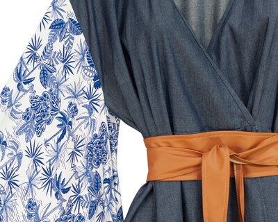 Foto 6 | Vestido A Ángelozano Azul para Mujer