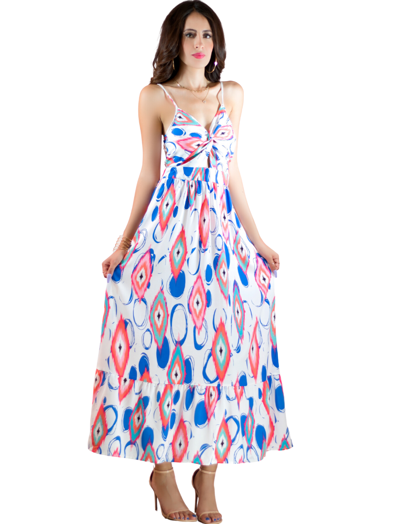 Foto 1 | Vestido Blanco para Mujer