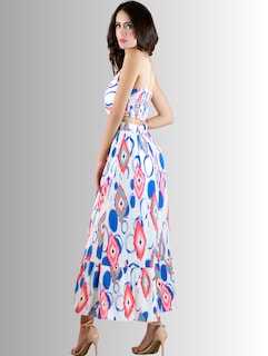 Foto 3 | Vestido Blanco para Mujer