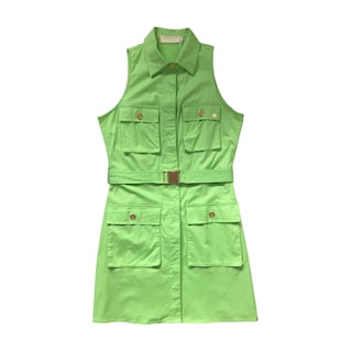 Foto 1 | Vestido Sin Mangas Verde Lc