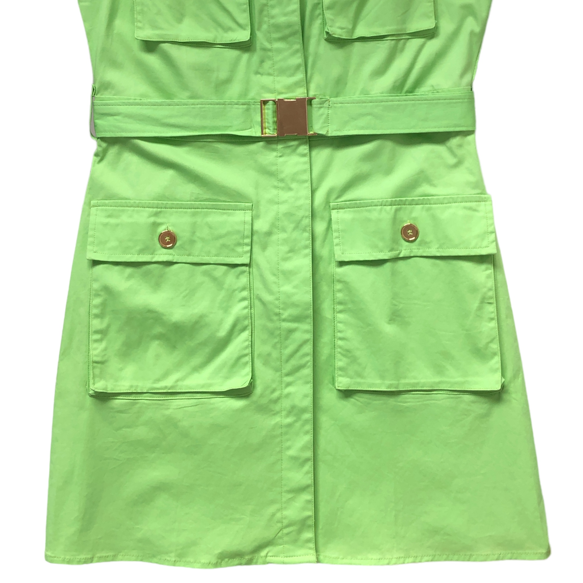 Foto 7 | Vestido Sin Mangas Verde Lc