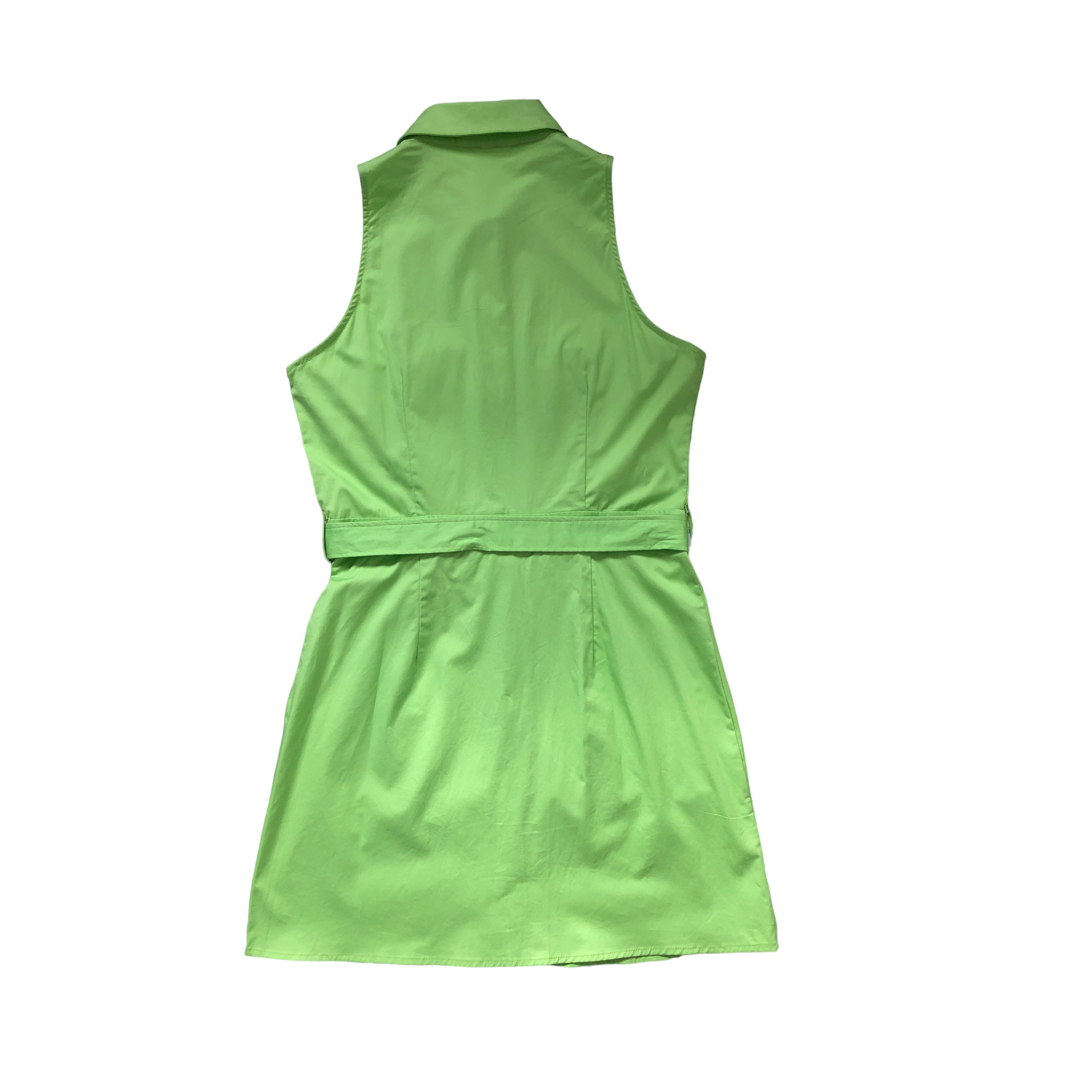 Foto 9 pulgar | Vestido Sin Mangas Verde Lc