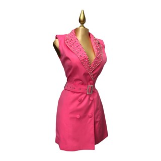 Foto 2 | Vestido con Pedrería Lc Rosa para Mujer