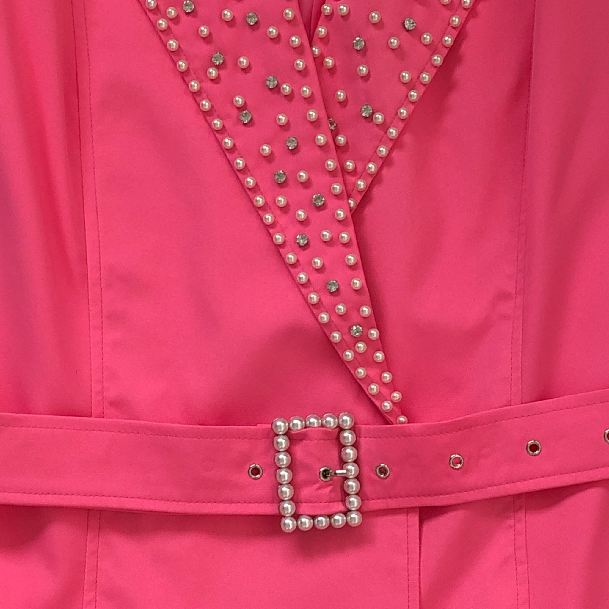 Foto 7 pulgar | Vestido con Pedrería Lc Rosa para Mujer