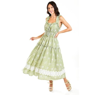 Foto 1 | Vestido Campesino Roman Fashion /juvenil 12187 Verde