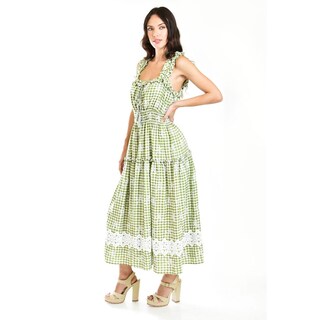 Foto 2 | Vestido Campesino Roman Fashion /juvenil 12187 Verde