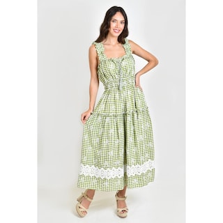 Foto 5 | Vestido Campesino Roman Fashion /juvenil 12187 Verde