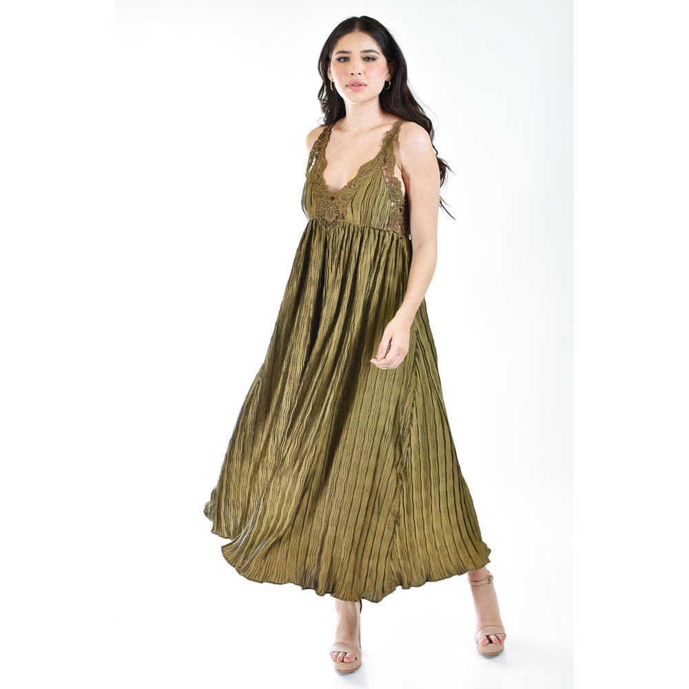 Foto 1 | Vesito Roman Fashion Verde para Mujer