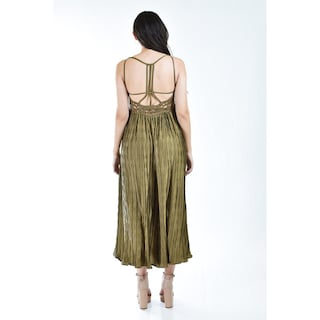 Foto 3 | Vesito Roman Fashion Verde para Mujer