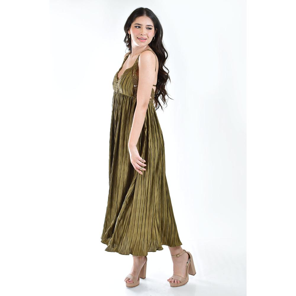 Foto 5 | Vesito Roman Fashion Verde para Mujer