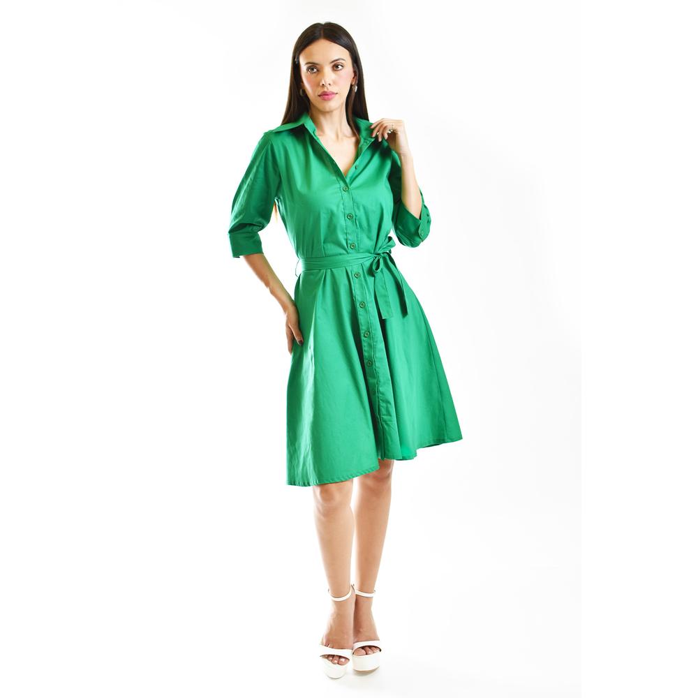 Foto 6 pulgar | Vestido Roman Fashion Verde para Mujer