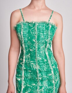 Foto 3 | Vestido Devendi Verde para Mujer