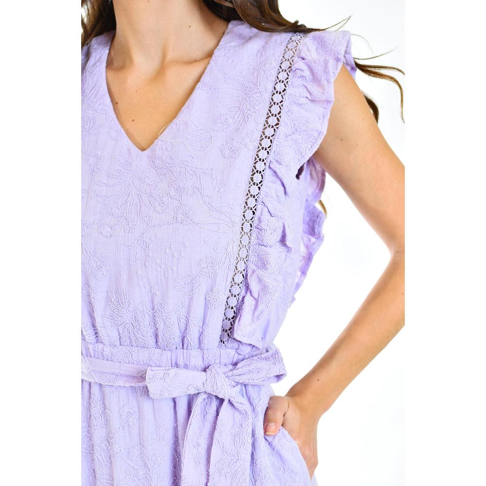Foto 4 | Vestido con Holanes Roman Fashion Lila para Mujer