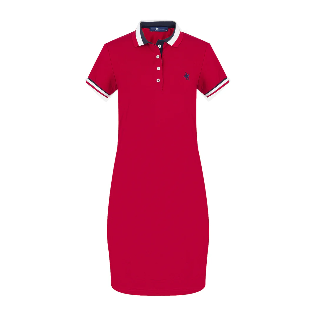 Vestido Rock Hampton Polo Rojo para Mujer