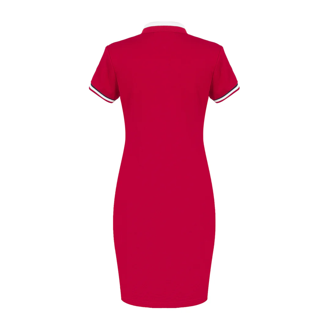 Foto 5 pulgar | Vestido Rock Hampton Polo Rojo para Mujer