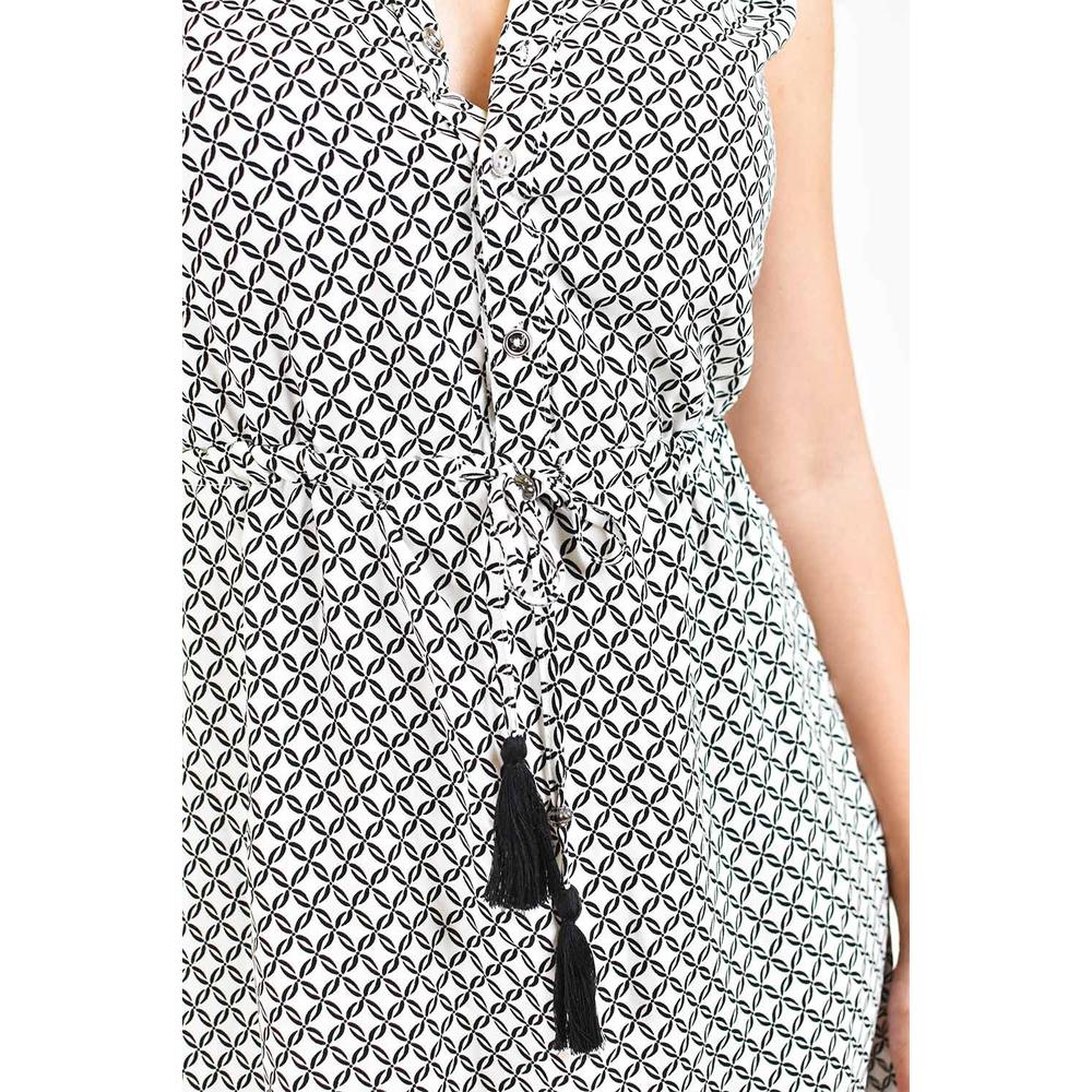 Foto 4 pulgar | Vestido Mosaico Roman Fashion /juvenil 13130 Blanco