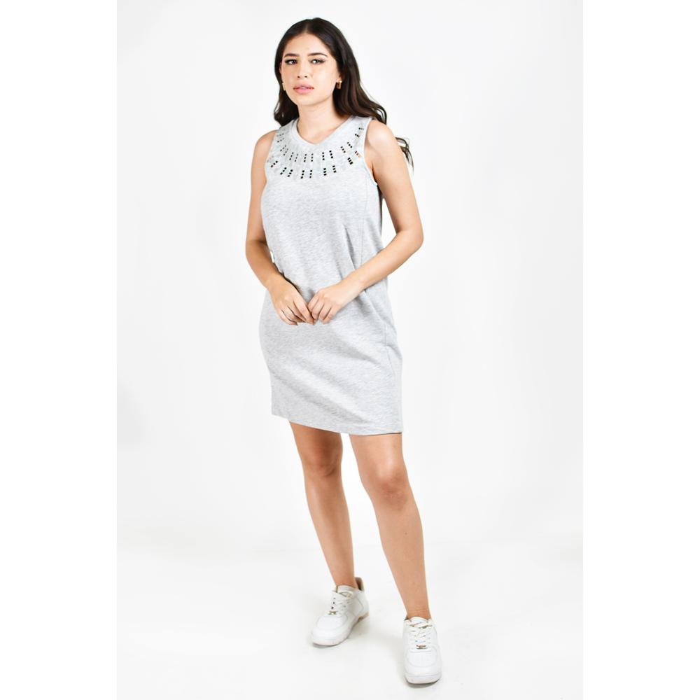 Foto 7 pulgar | Vestido Roman Fashion Gris para Mujer