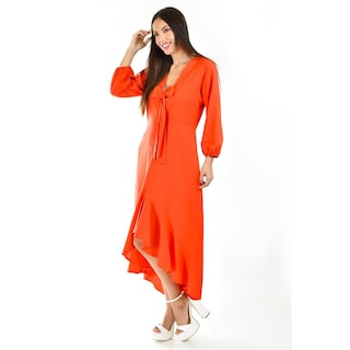 Foto 2 | Vestido Roman Fashion Naranja para Mujer