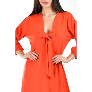 Foto 4 | Vestido Roman Fashion Naranja para Mujer