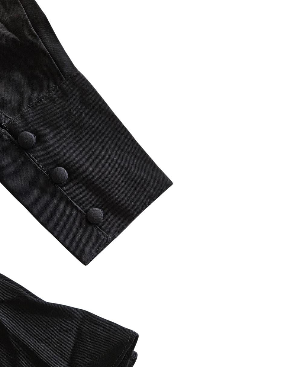 Foto 5 pulgar | Vestido Corto Manga Larga Behla J&b Talla S Color Negro