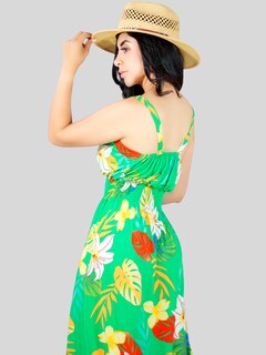Foto 5 | Vestido Largo De Mujer Stretch Ves-1011 De Estampados Primaverales