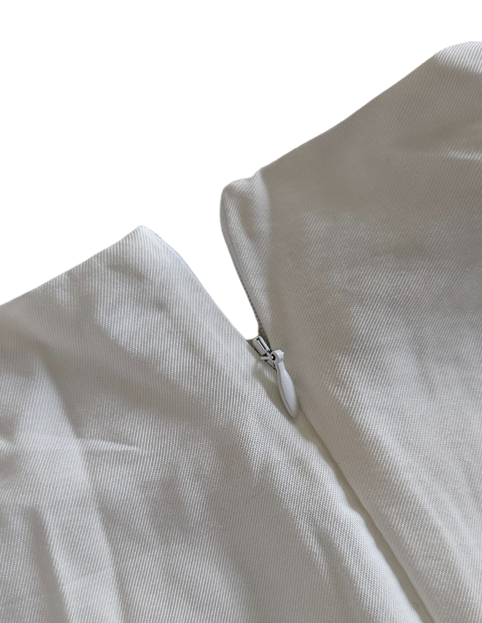 Foto 4 | Vestido Largo Con Fajón Behla J&b Talla S Color Blanco
