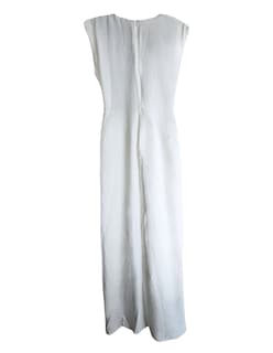 Foto 5 | Vestido Largo Con Fajón Behla J&b Talla S Color Blanco
