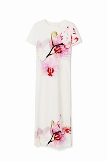 Foto 1 | Vestido Midi Orquídeas M. Christian Lacroix Desigual