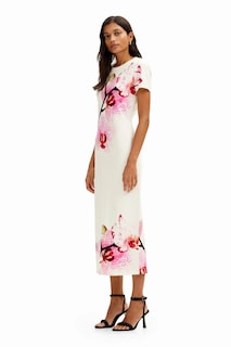 Foto 2 | Vestido Midi Orquídeas M. Christian Lacroix Desigual