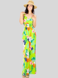 Foto 2 | Vestido Largo De Mujer Stretch Ves-1011 De Estampados Primaverales