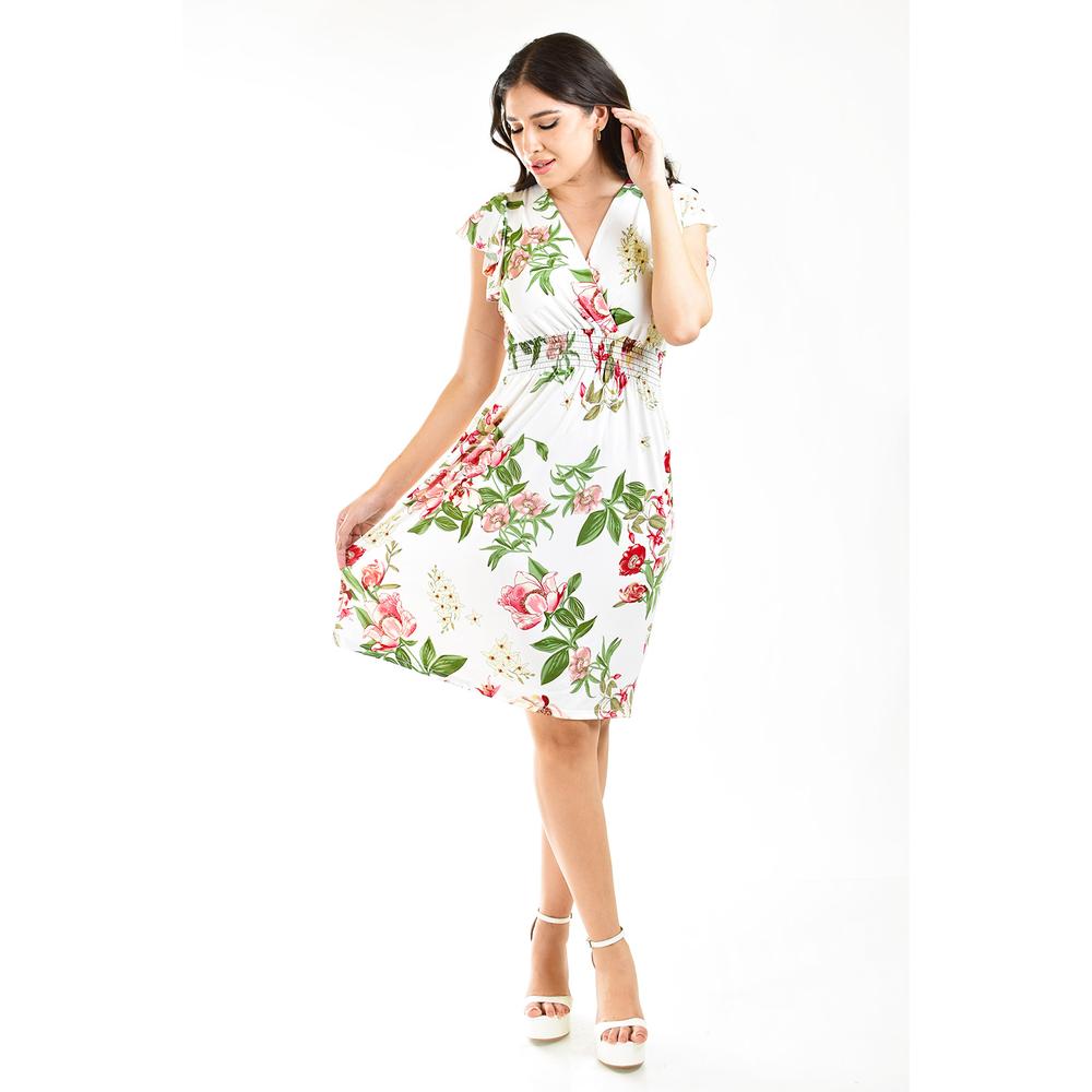 Foto 7 pulgar | Vestido Roman Fashion 8867-11 Floreado
