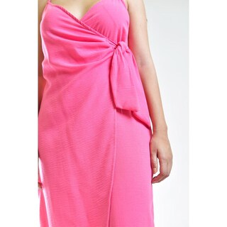 Foto 4 | Vestido con Nudo Roman Fashion Juvenil Rosa