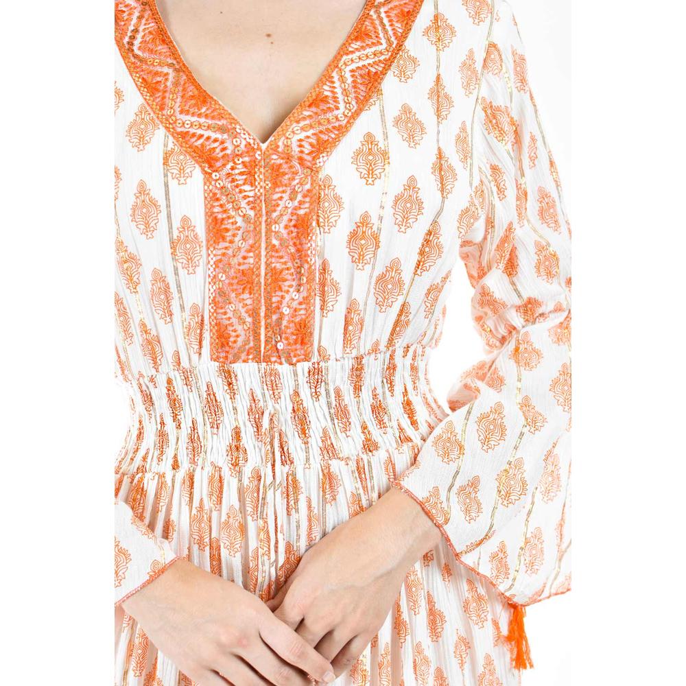 Foto 5 pulgar | Vestido Bohemio Largo Roman Fashion 23179
