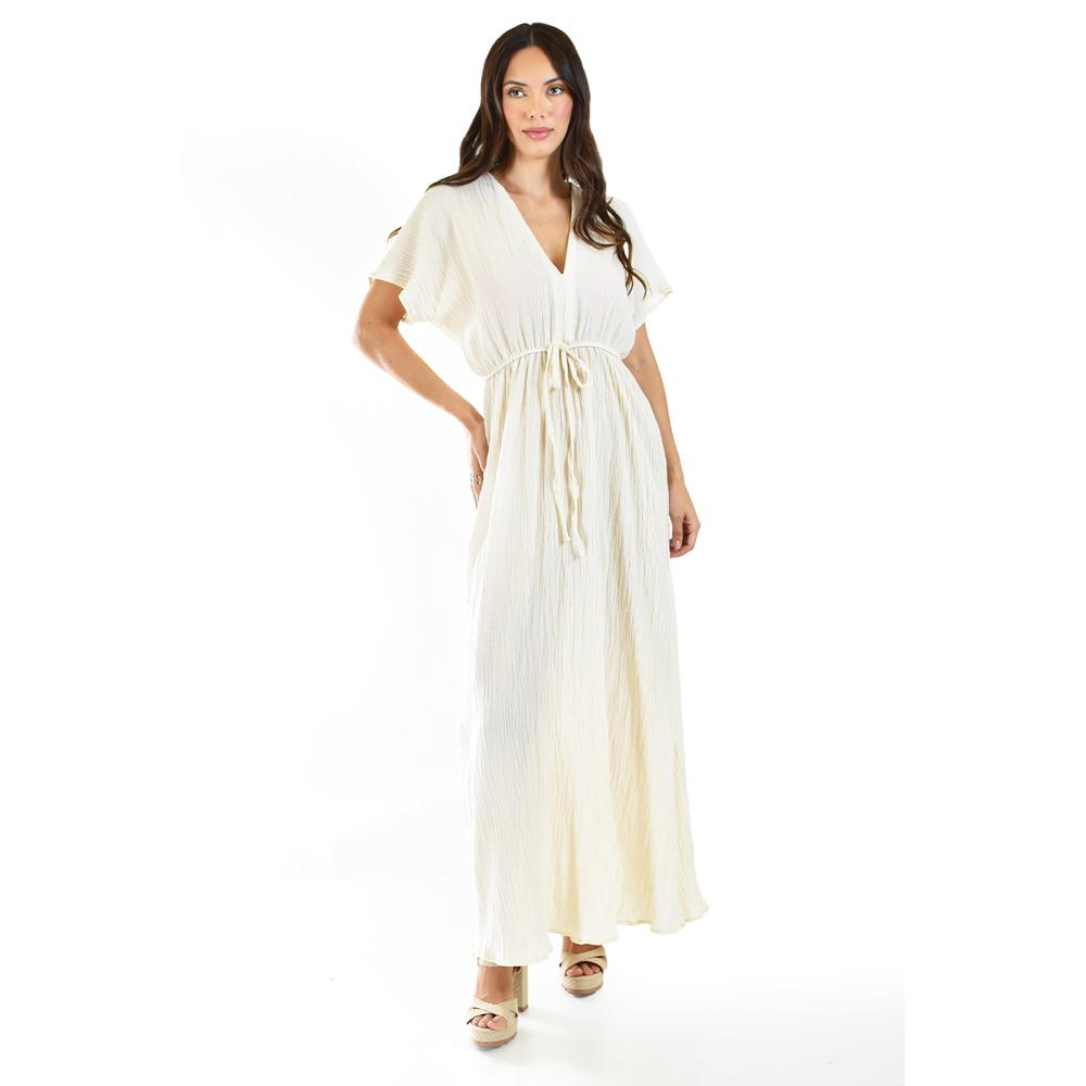Foto 1 | Maxi Vestido Roman Fashion924 Beige para Mujer