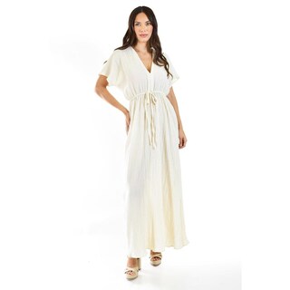 Foto 1 | Maxi Vestido Roman Fashion924 Beige para Mujer