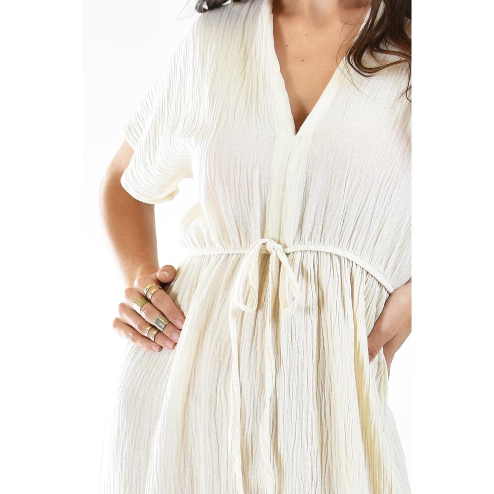Foto 5 pulgar | Maxi Vestido Roman Fashion924 Beige para Mujer