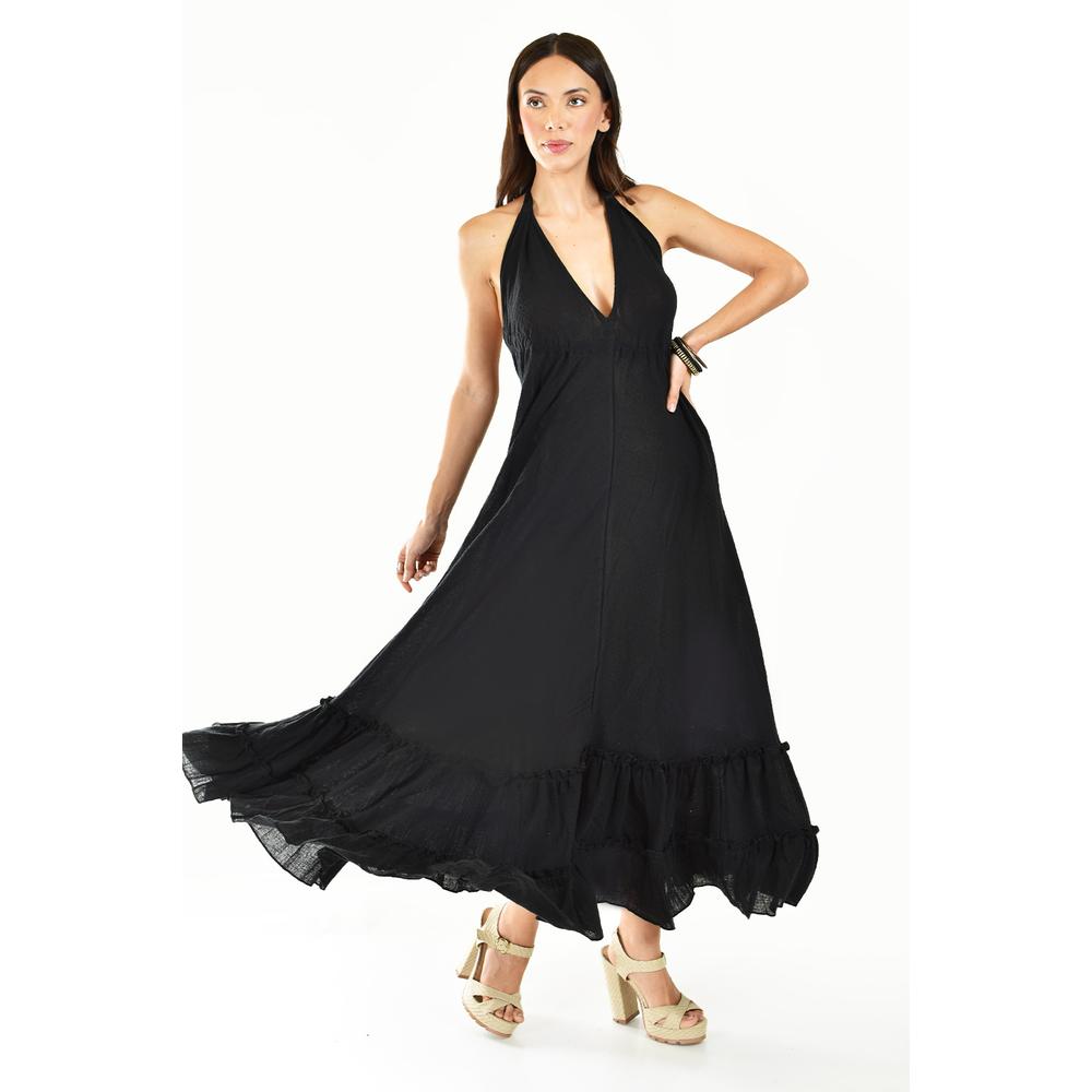Vestido Roman Fashion Negro para Mujer
