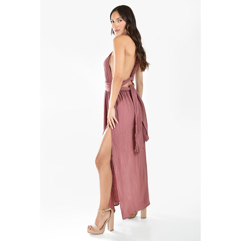 Foto 3 pulgar | Vestido Roman Fashion Rosa para Mujer