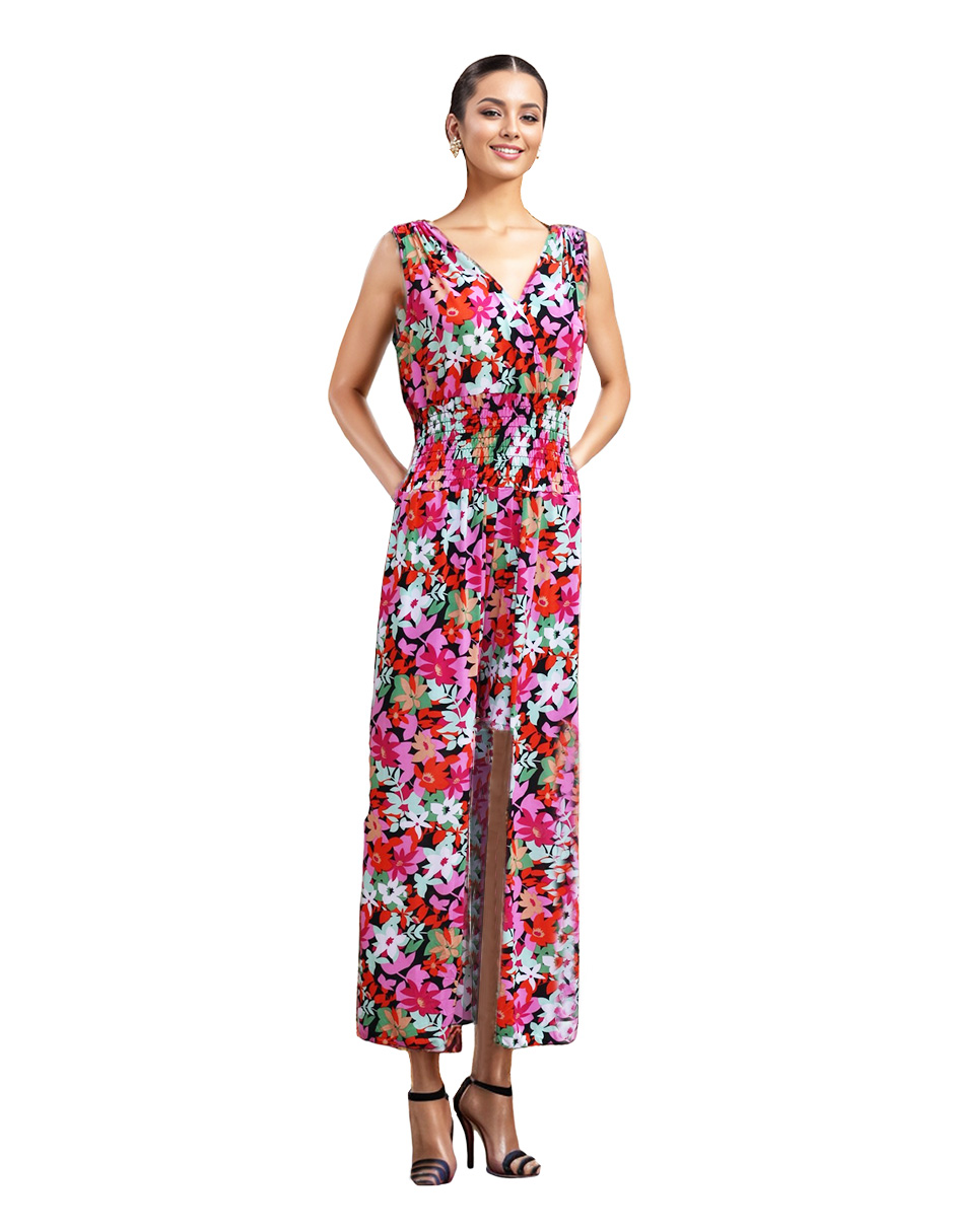 Foto 2 | Vestido con Short Casual Bomy Midi Rosa